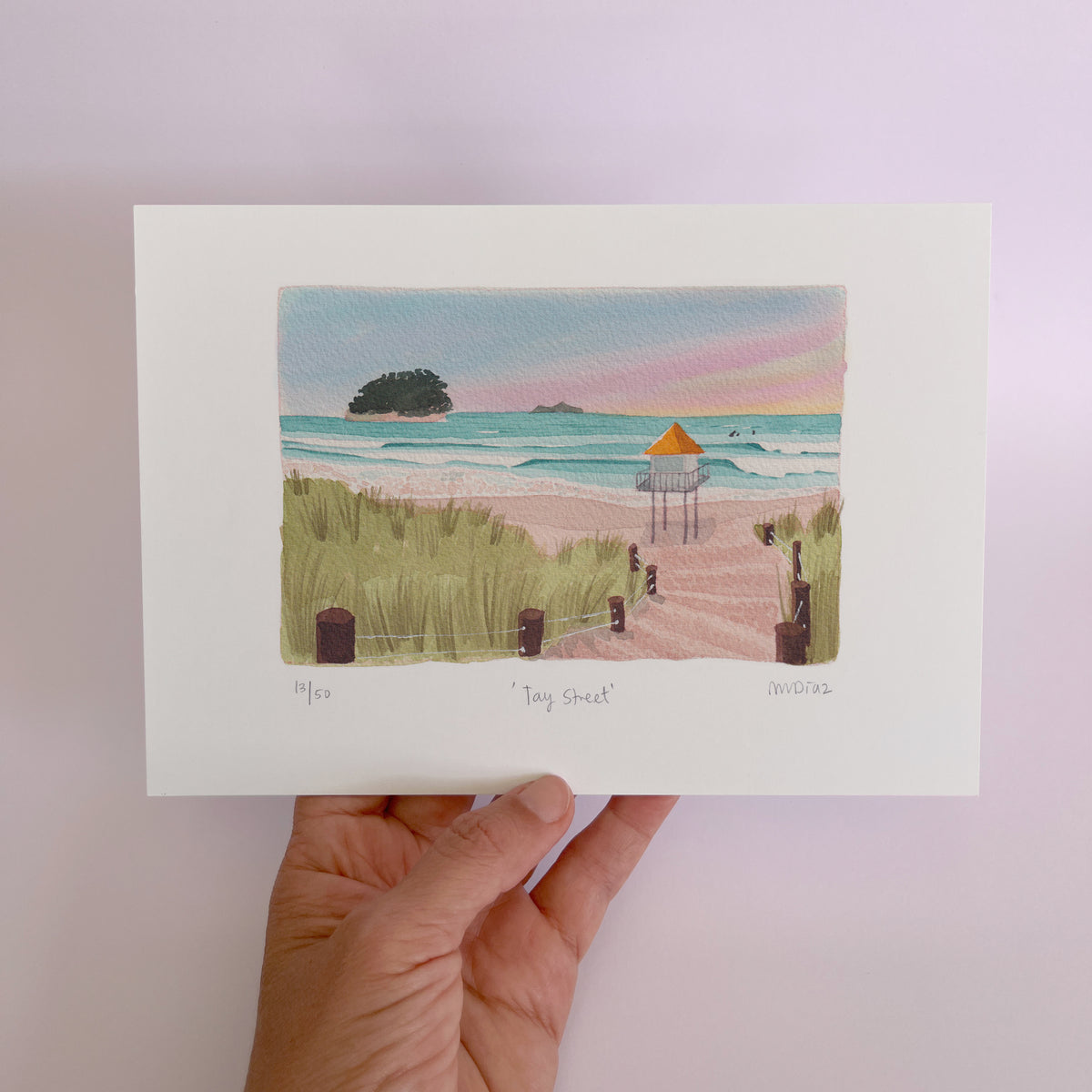 Tay street Watercolour art print