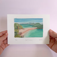 Abel Tasman Watercolour art print