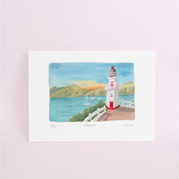 Akaroa Watercolour art print