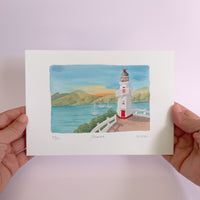 Akaroa Watercolour art print