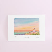 Cape Reinga Watercolour art print
