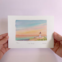 Cape Reinga Watercolour art print