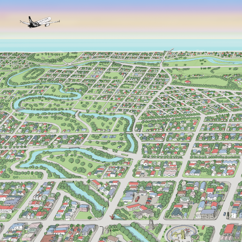 Christchurch map