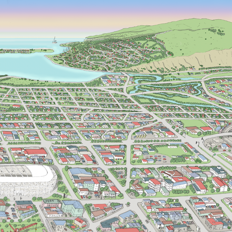 Christchurch map