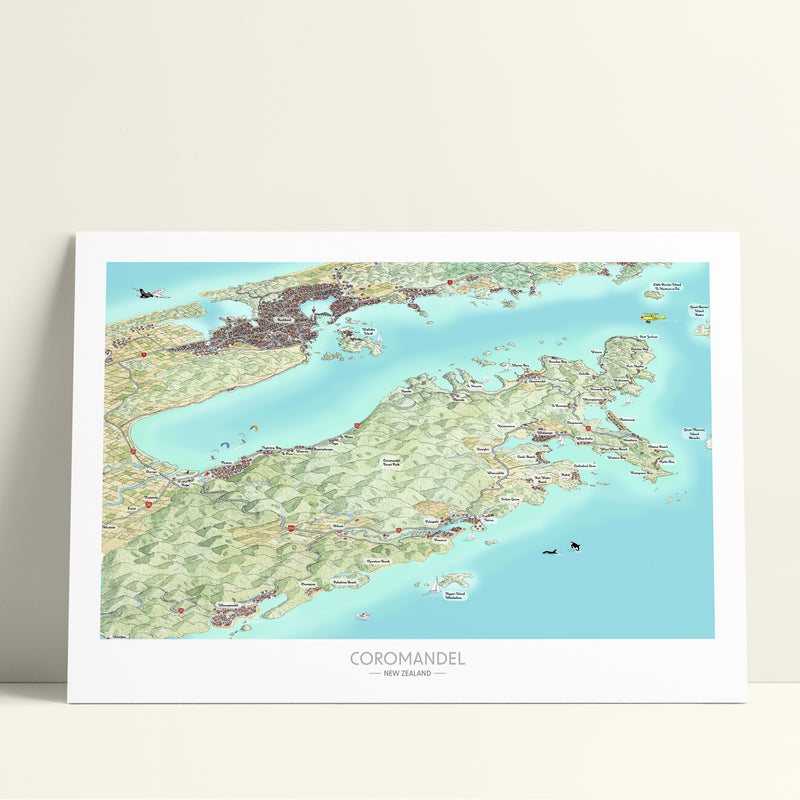 Coromandel map