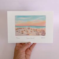 Dunes Beach Watercolour art print