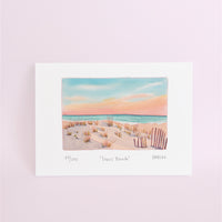 Dunes Beach Watercolour art print