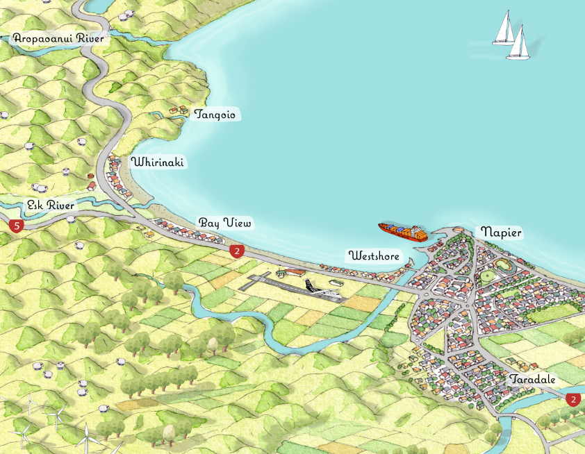 Hawke's Bay map
