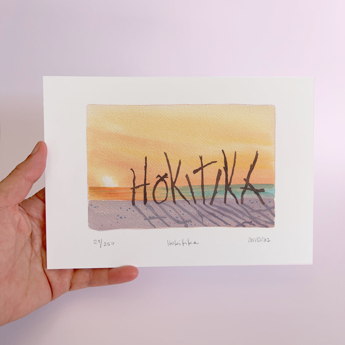 Hokitika Watercolour art print