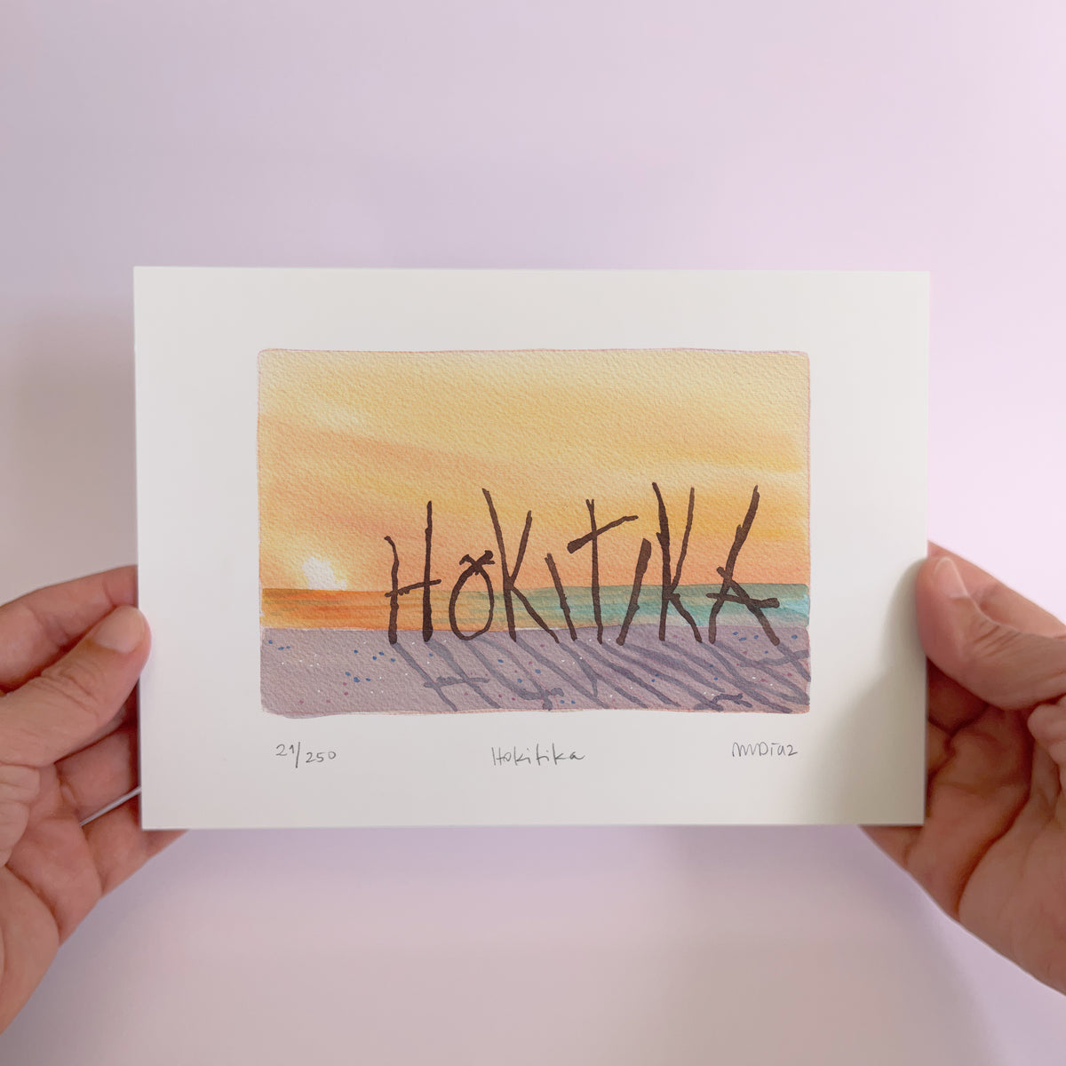 Hokitika Watercolour art print
