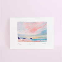 Mount Shore Watercolour art print
