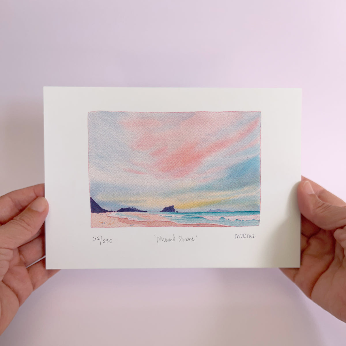 Mount Shore Watercolour art print