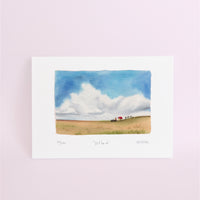 Outback Watercolour art print