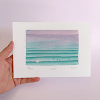 Swell Watercolour art print
