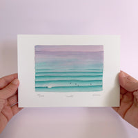 Swell Watercolour art print