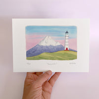 Taranaki Watercolour art print