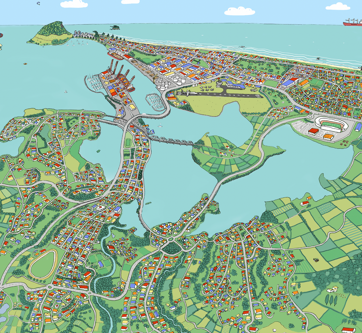 Tauranga map