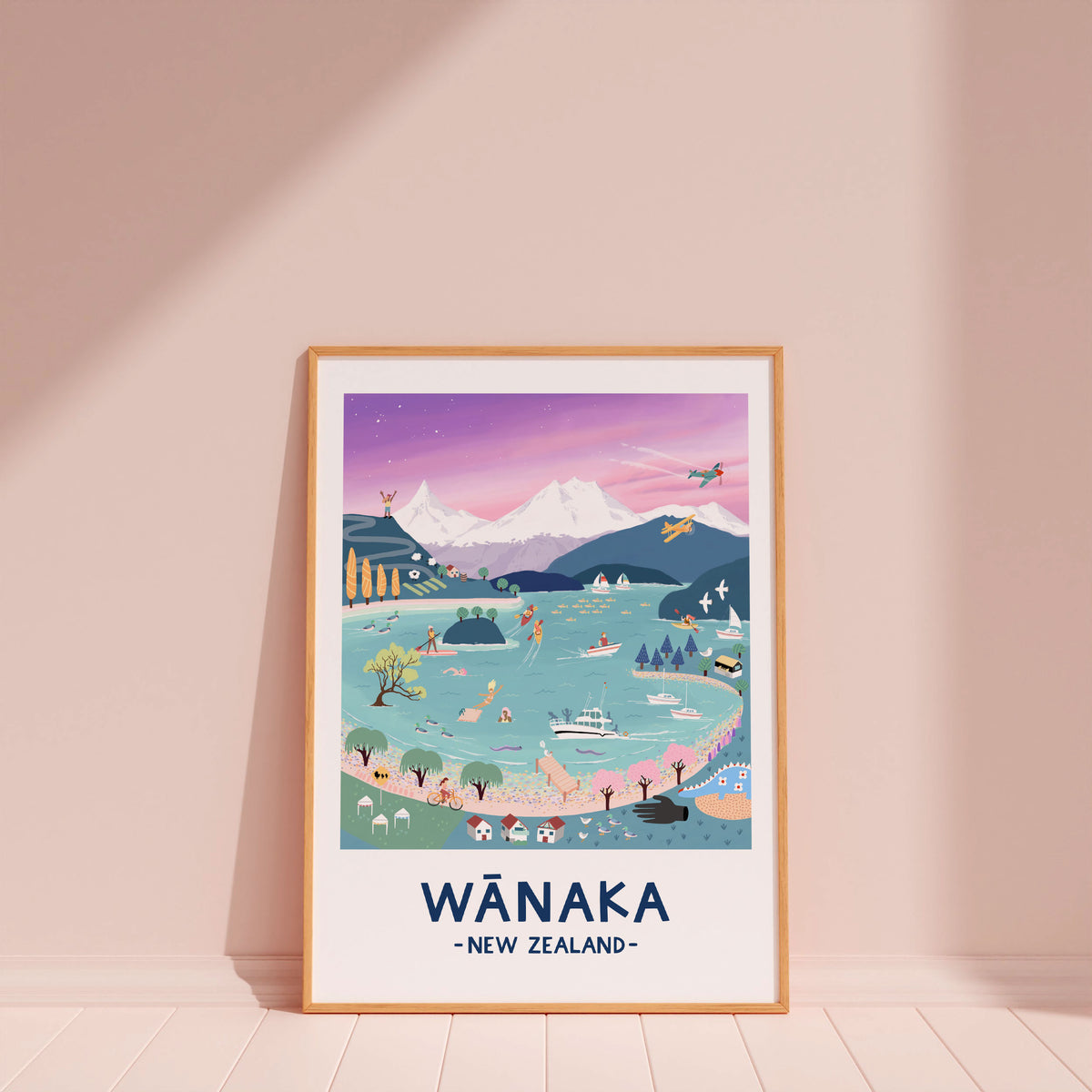 Wānaka in Pastel