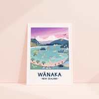 Wānaka in Pastel