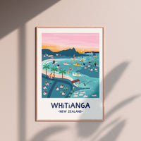 Whitianga in pastel