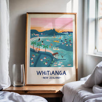 Whitianga in pastel