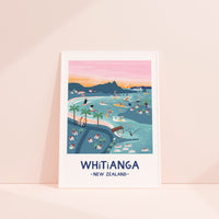 Whitianga in pastel