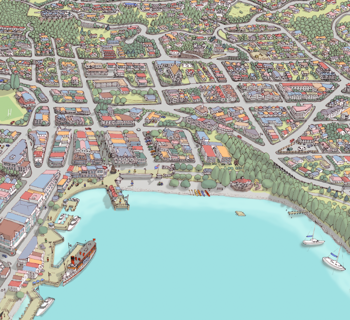 Queenstown map