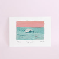 The Break Watercolour art print